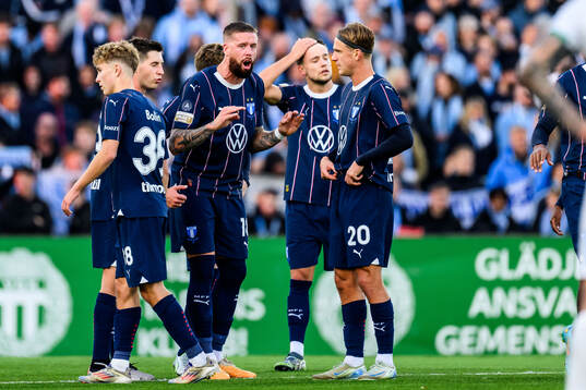 Malmö FFs Pontus Jansson, Hugo Bolin och Erik Botheim