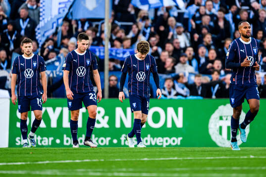 Malmö FFs Colin Rösler, Lasse Berg Johnsen, Oliver Berg