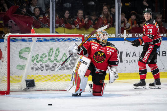 Luleås målvakt Joel Lassinantti deppar
