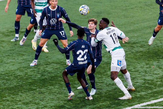 Malmö FFs Taha Ali och Oliver Berg