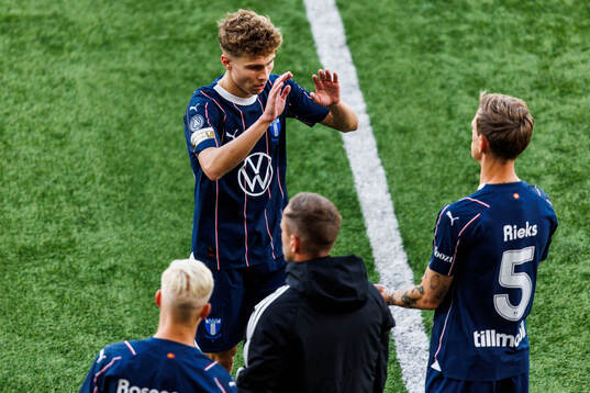 Malmö FFs Hugo Bolin och Søren Rieks