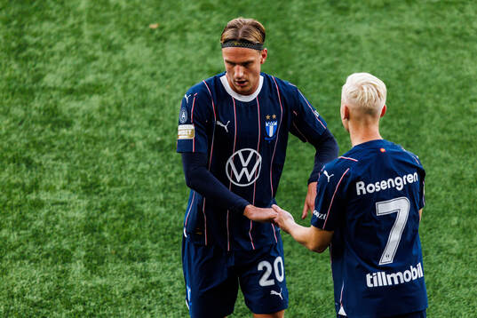 Malmö FFs Erik Botheim och Otto Rosengren