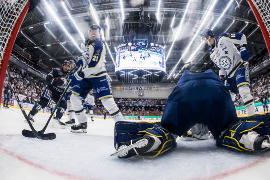 Leksands Joonas Lyytinen och Anton Johansson