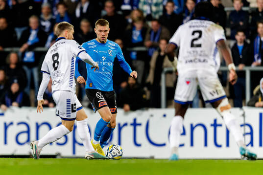 Sirius Andreas Pyndt Andersen och Halmstads Birnir Ingason