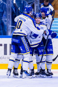 Leksands Marcus Karlberg jublar