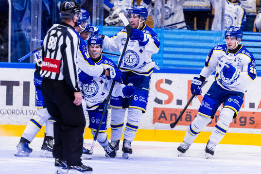 Leksands Marcus Karlberg jublar