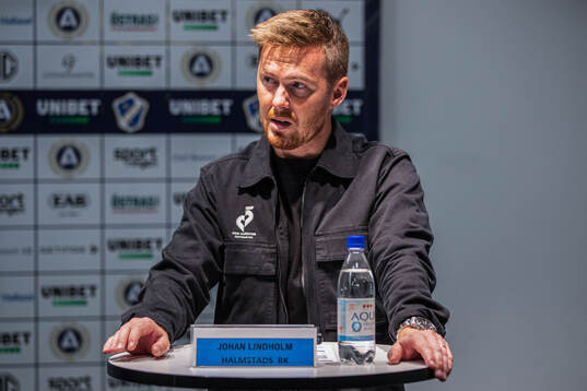 Halmstads tränare Johan Lindholm