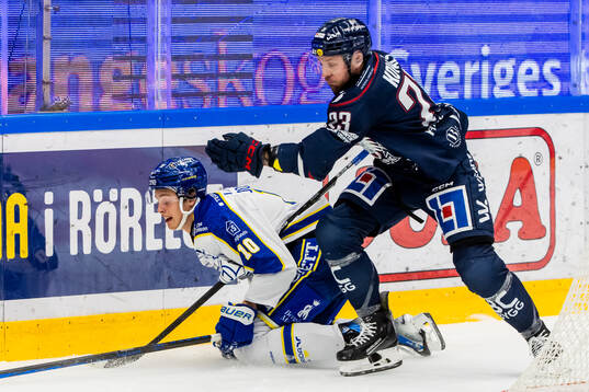 Leksands Anton Johansson och Linköpings Robin Kovacs