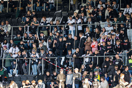 Spectators in the stands