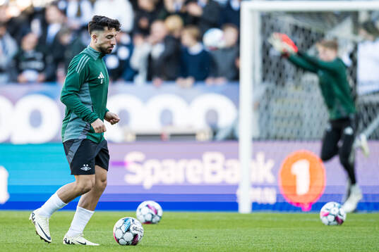 Moustafa Zeidan of Rosenborg warms up