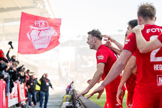 Emil Kornvig of Brann celebrates