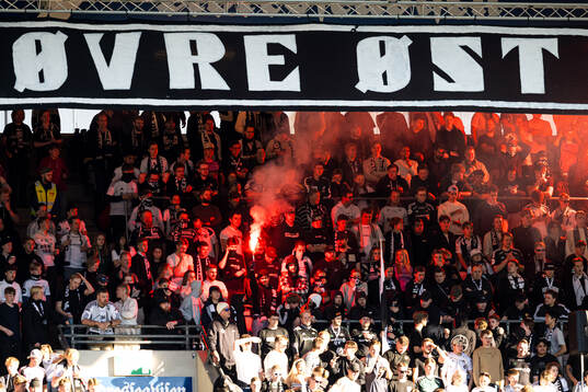 Spectators in the stands