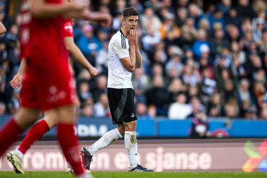 Markus Henriksen of Rosenborg looks dejected
