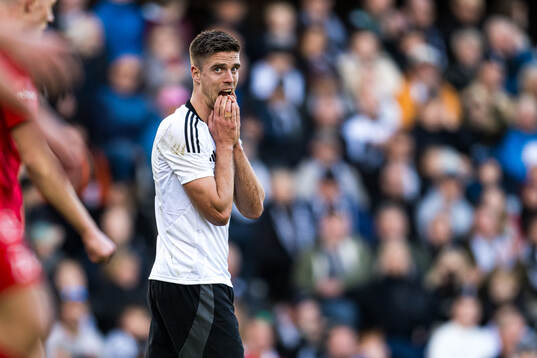 Markus Henriksen of Rosenborg looks dejected