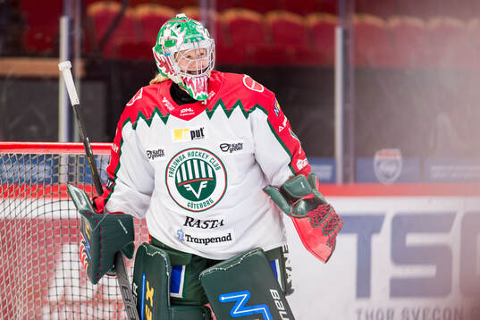 Frölundas målvakt Maja Helge