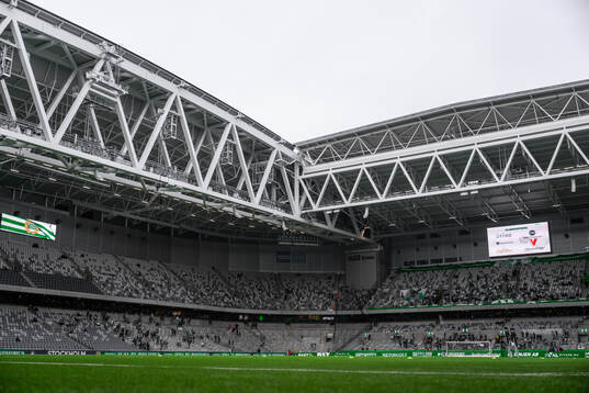 Vy av Tele2 Arena