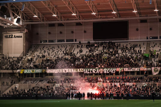 Hammarbys spelare tackar publiken
