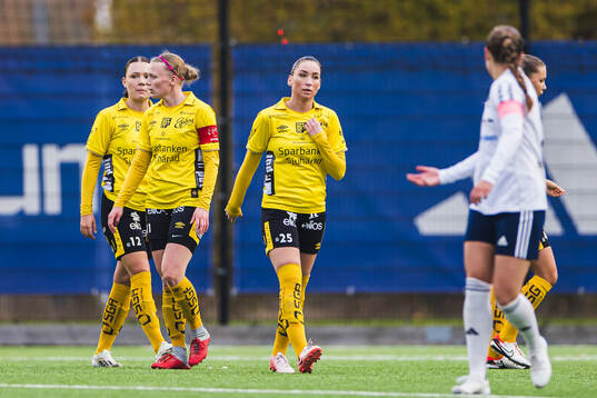Elfsborgs Hedvig Petersson, Leann Nyström och Izabella