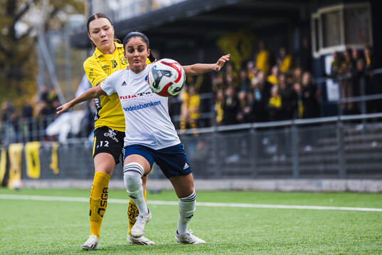 Elfsborgs Hedvig Petersson och Älvsjös Lawlaw Nazeri