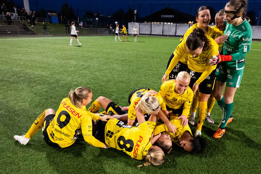 Elfsborgs spelare jublar