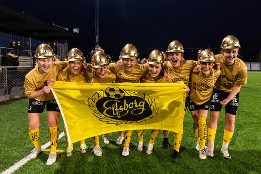 Elfsborgs spelare jublar