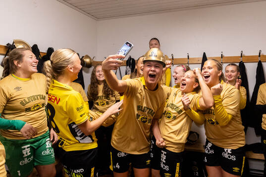 Elfsborgs spelare jublar