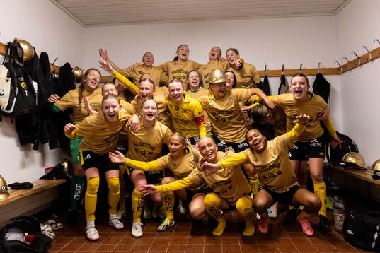 Elfsborgs spelare jublar