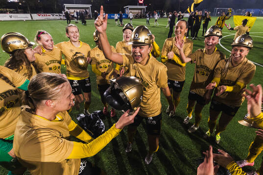 Elfsborgs spelare jublar