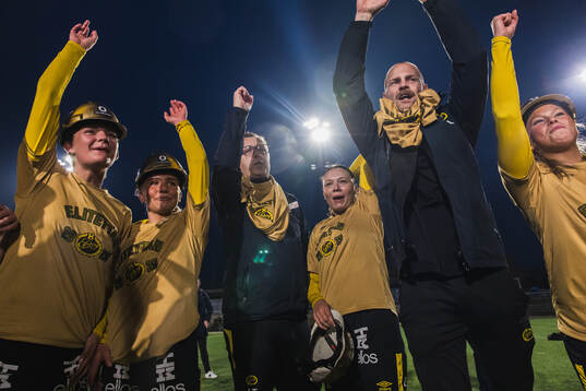 Elfsborgs tränare Ismet Tursic och assisterande tränare