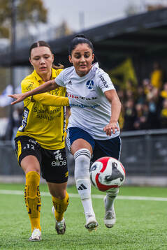 Elfsborgs Hedvig Petersson och Älvsjös Lawlaw Nazeri