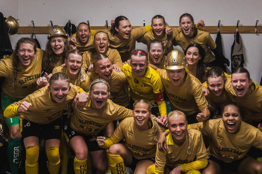 Elfsborgs spelare jublar