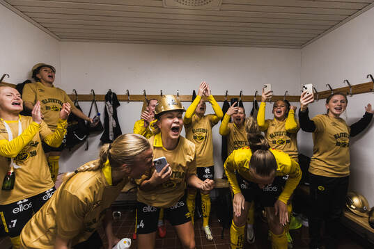 Elfsborgs Linn Sångberg, Alice Broman och Stina Jensen