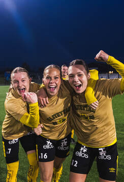 Elfsborgs Hanna Jiozon, Cornelia Svensson och Hedvig