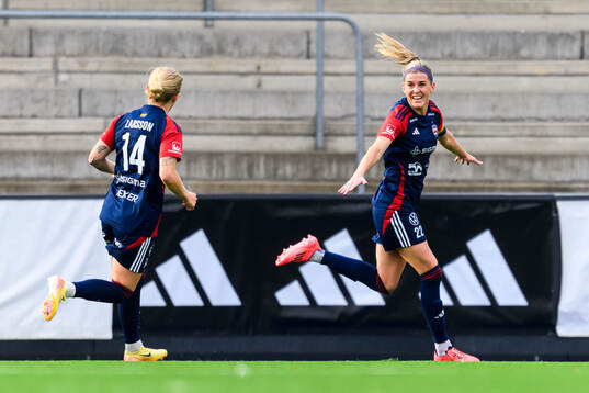Rosengårds Olivia Schough jublar