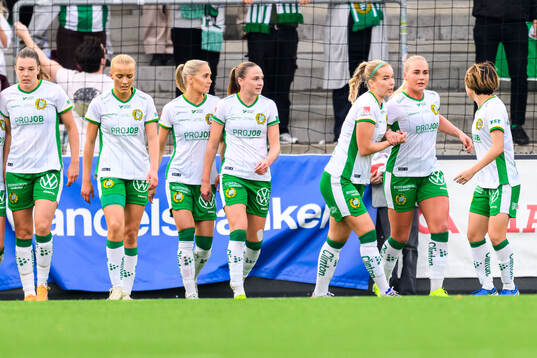 Hammarbys Cathinka Tandberg jublar
