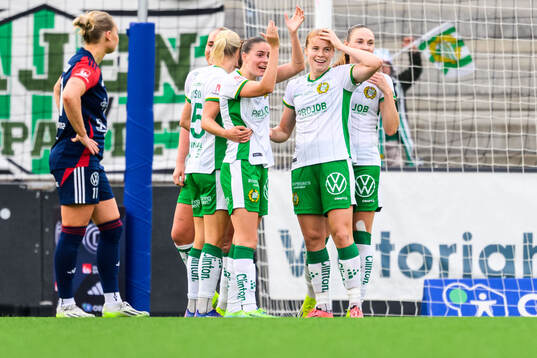 Hammarbys Cathinka Tandberg jublar