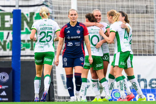 Rosengårds Emma Jansson deppar och Hammarbys Cathinka