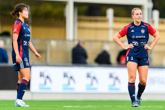 Rosengårds Momoko Tanikawa och Gudrun Arnardottir deppar