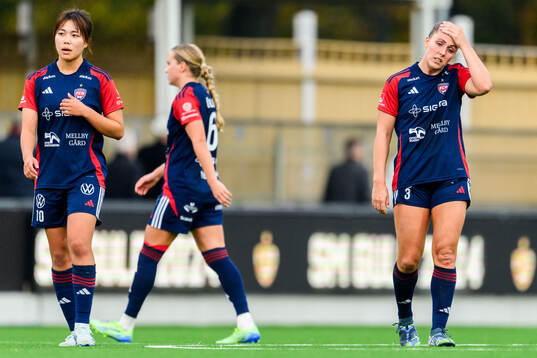 Rosengårds Momoko Tanikawa och Gudrun Arnardottir deppar