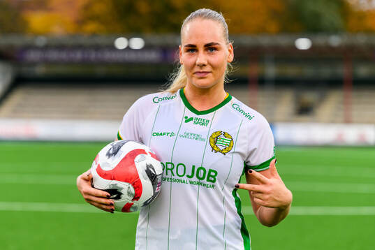 Hammarbys Cathinka Tandberg jublar