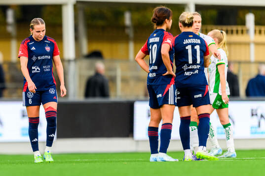 Rosengårds Ria Noora Minerva Öling deppar