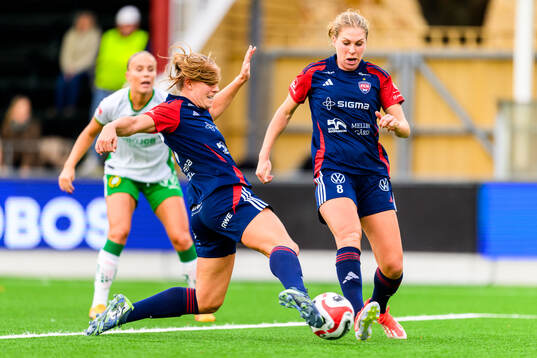 Rosengårds Gudrun Arnardottir och Rebecca Knaak