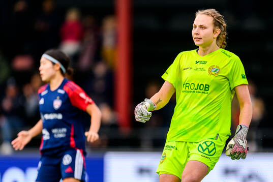 Hammarbys målvakt Anna Tamminen