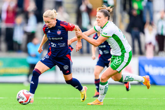 Rosengårds Emilia Larsson och Hammarbys Emma Westin