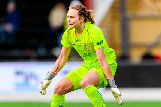 Hammarbys målvakt Anna Tamminen
