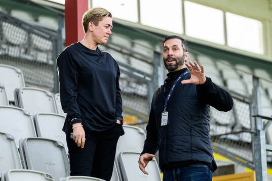 Rosengårds avgående sportchef Therese Sjögran och