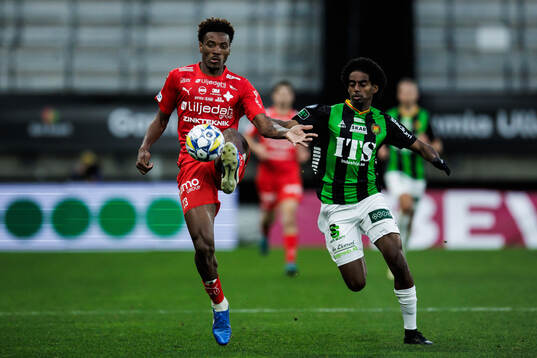 Värnamos Samuel Kotto och GAIS Harun Ibrahim