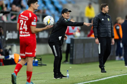 GAIS tränare Fredrik Holmberg