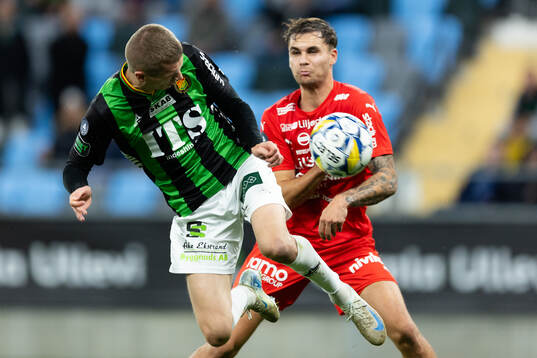 GAIS Lucas Hedlund  med en målchans
