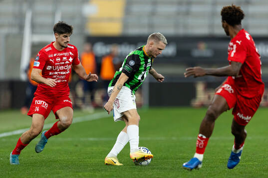 Värnamos Emin Grozdanic och GAIS Jonas Lindberg